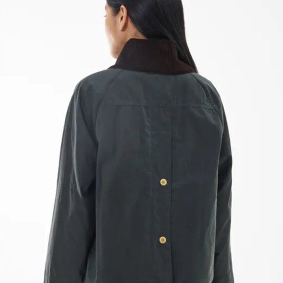 Barbour  Logo-Embroidered Oversized Jacket - Picture 4 of 4